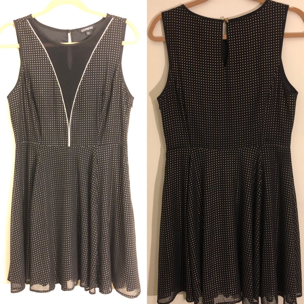 Black and Gold Dress